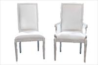 transitional upholstered dining chairs