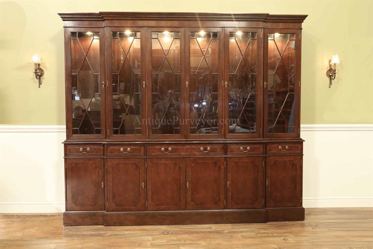 Extra large china cabinet, 6 door china hutch