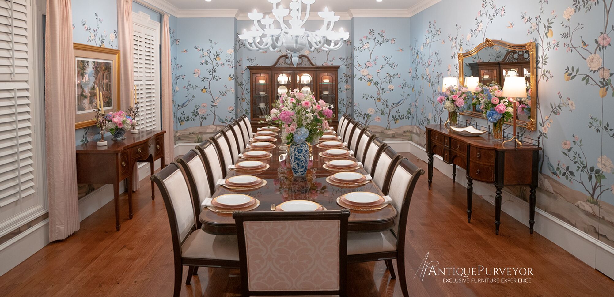 Large Formal Dining Room Table, 12 to 20-feet, Seats 14 to 24 People