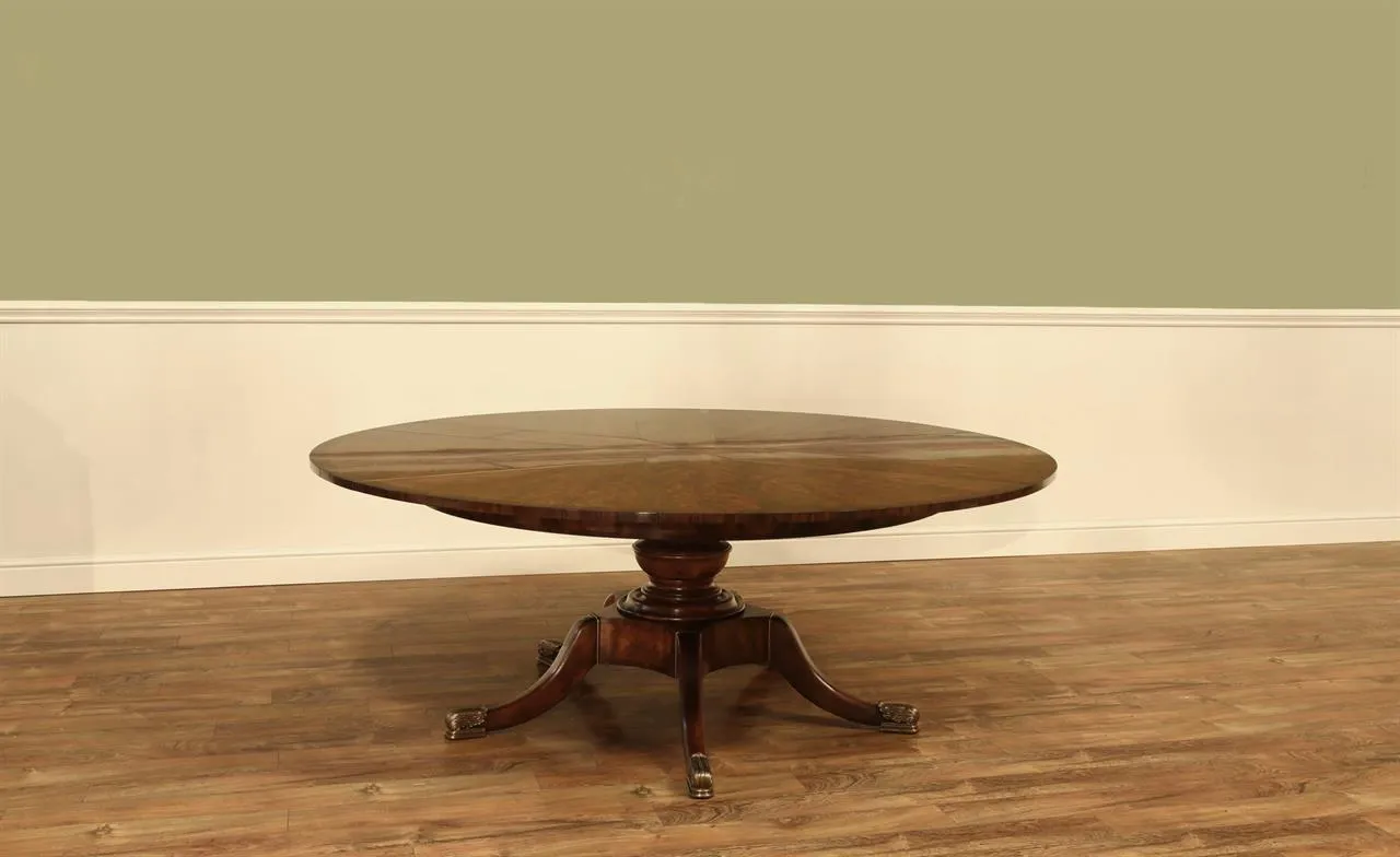 Jupe Table for Sale ~ Traditional and Formal Round Mahogany Jupe Table