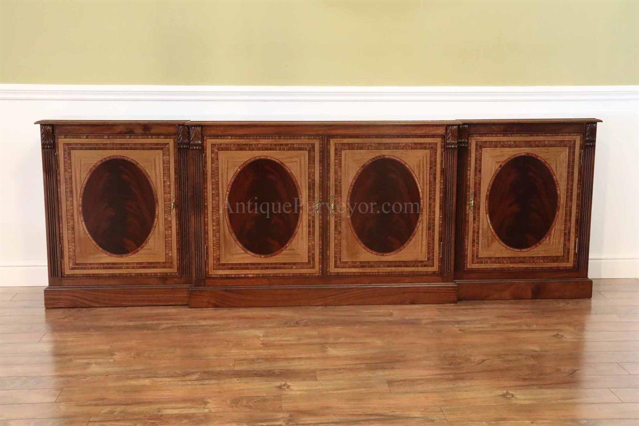 Large Mahogany Sideboard, American Made Cabinet
