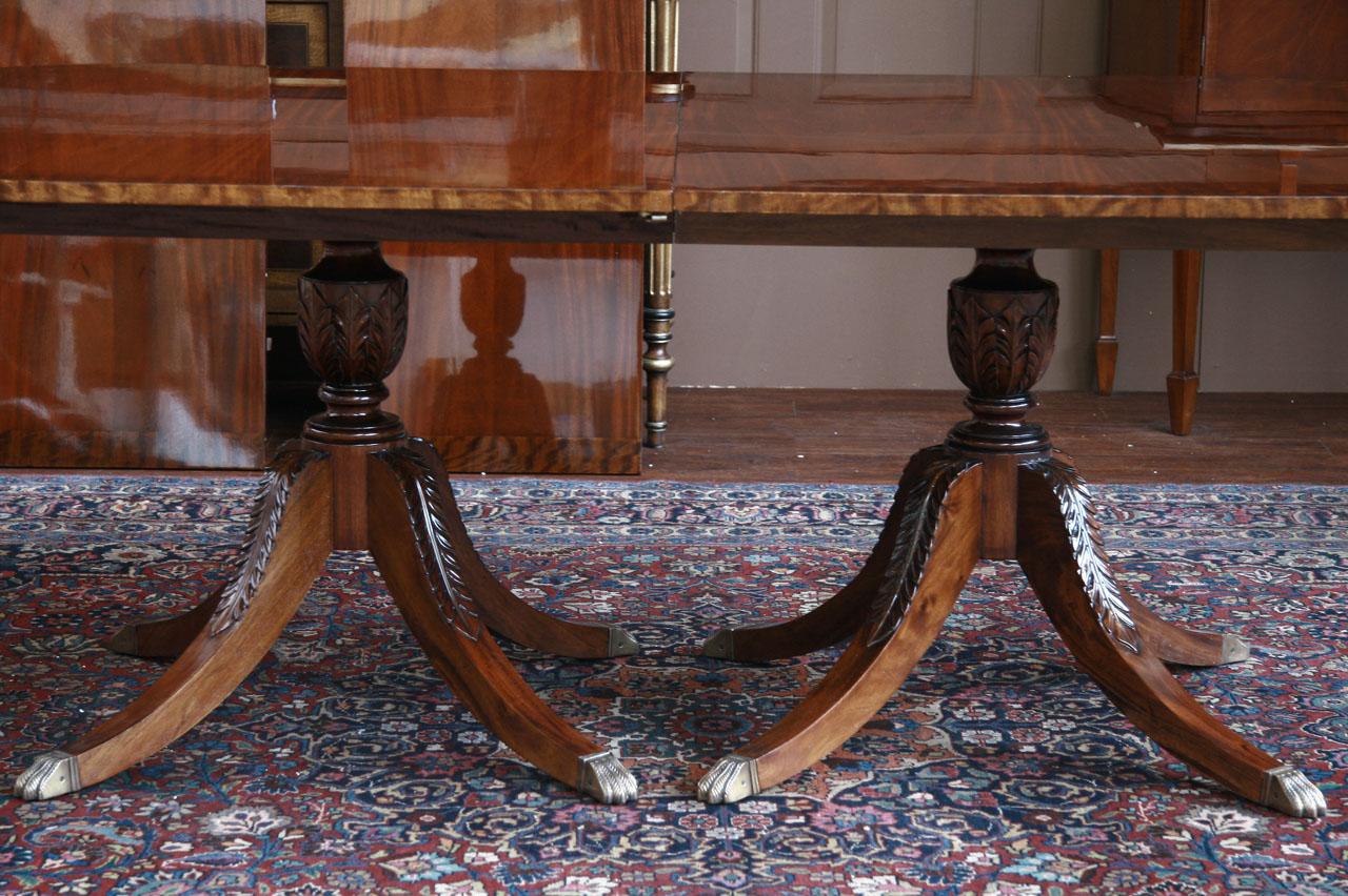 Duncan Phyfe Pedestals Mahogany Pedestal Table Legs