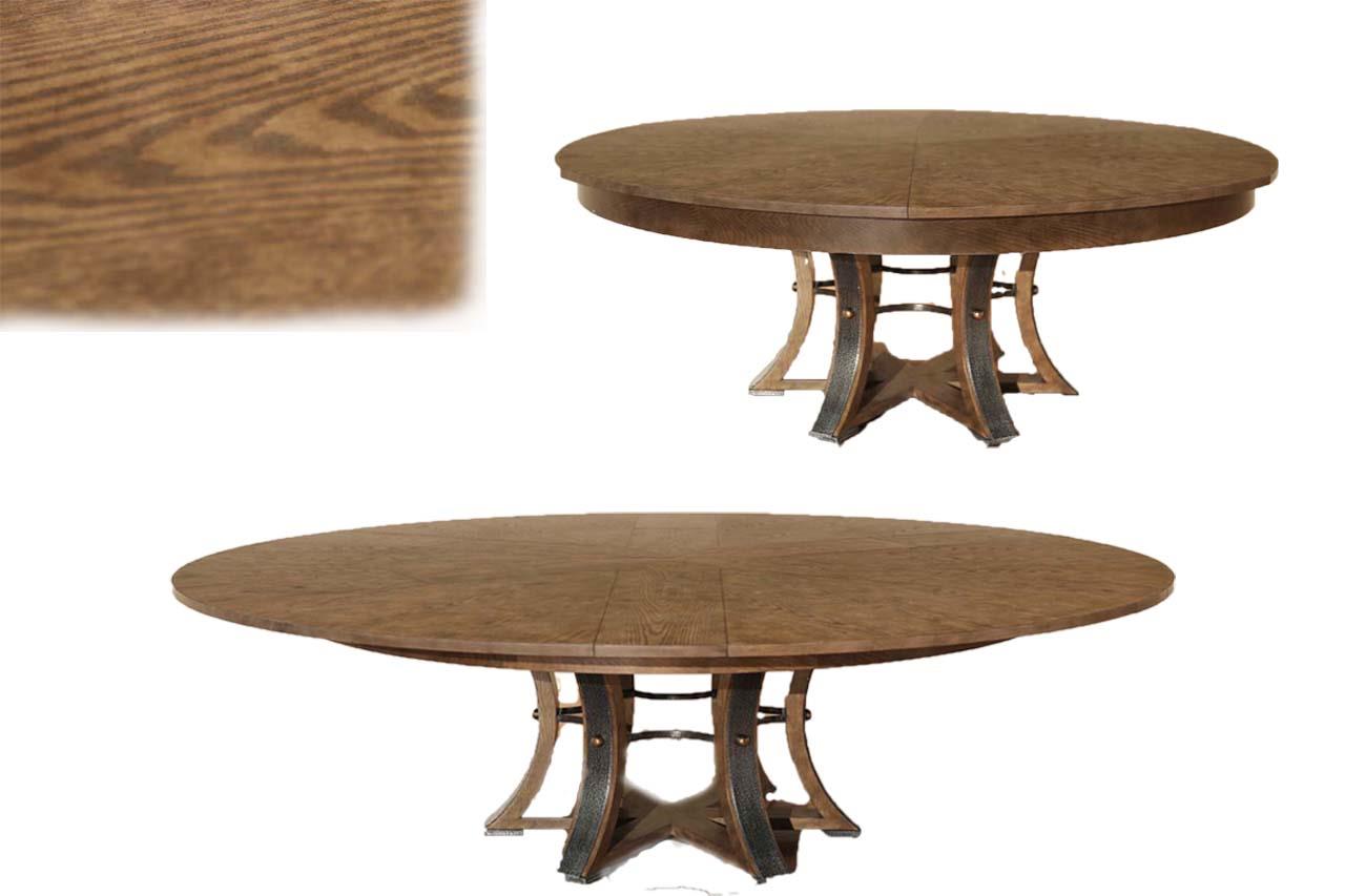 Expandable Round Dining Table Seats 8, What Size Is A Round Table That Seats 12