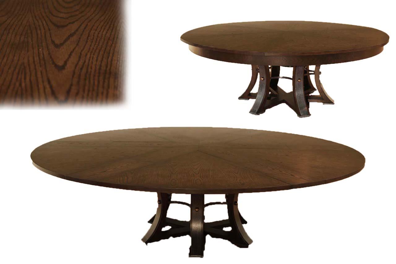 Jupe Dining Table For 12 People, Extra Large Round Accent Table