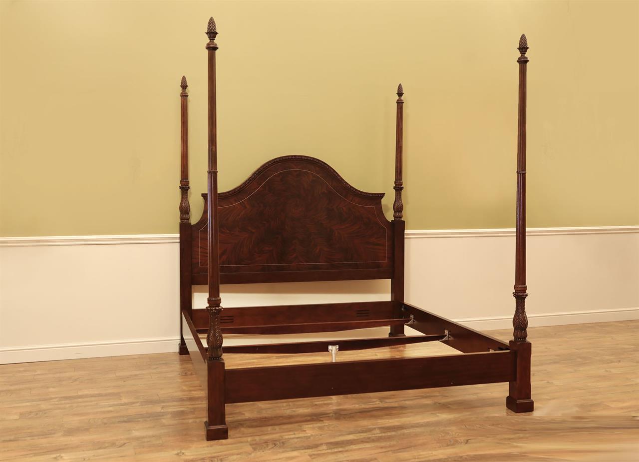 Four Poster King Bed Size, Mahogany Bed Frame King Size