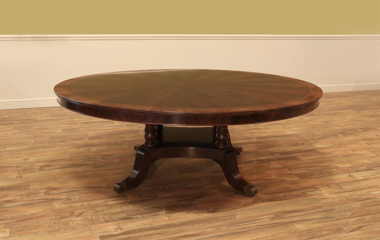 84 Round Dining Table Extra Large, 84 Inch Round Dining Table Seats How Many