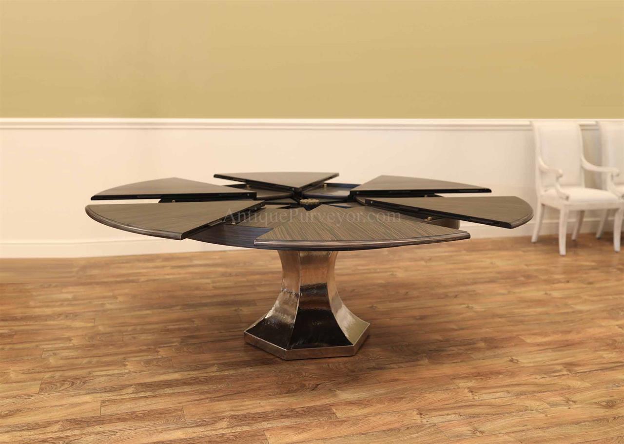Modern jupe table for Sale, Gray and Chrome