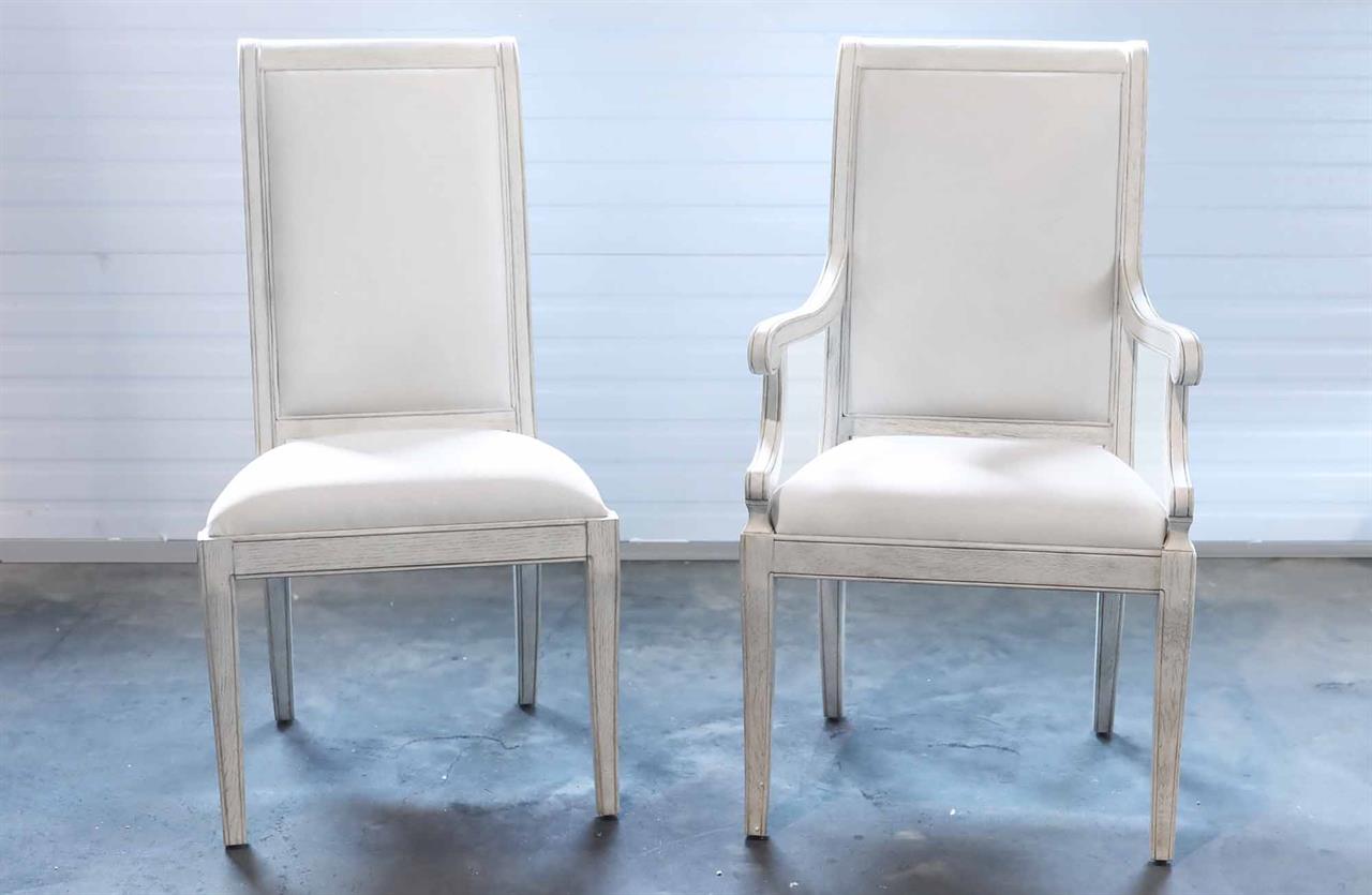 Upholstered Dining chairs High End Solid White Oak