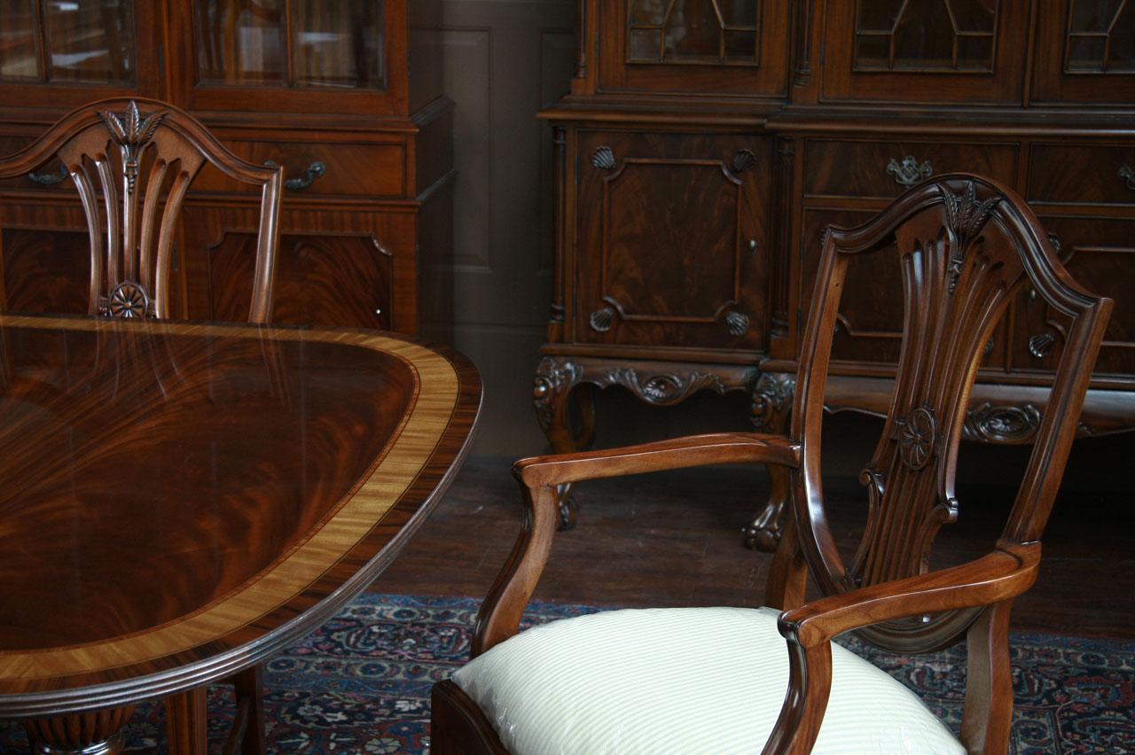 Modern Custom Mahogany Dining Room Chairs | Extravagant Luxury Gifts