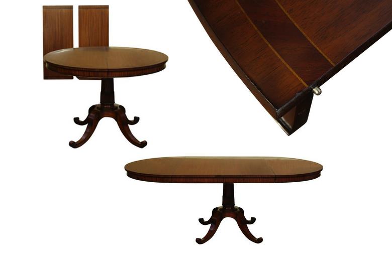 Small Round Dining Table With Leaves, 44 Inch Round Dining Table With Leaf