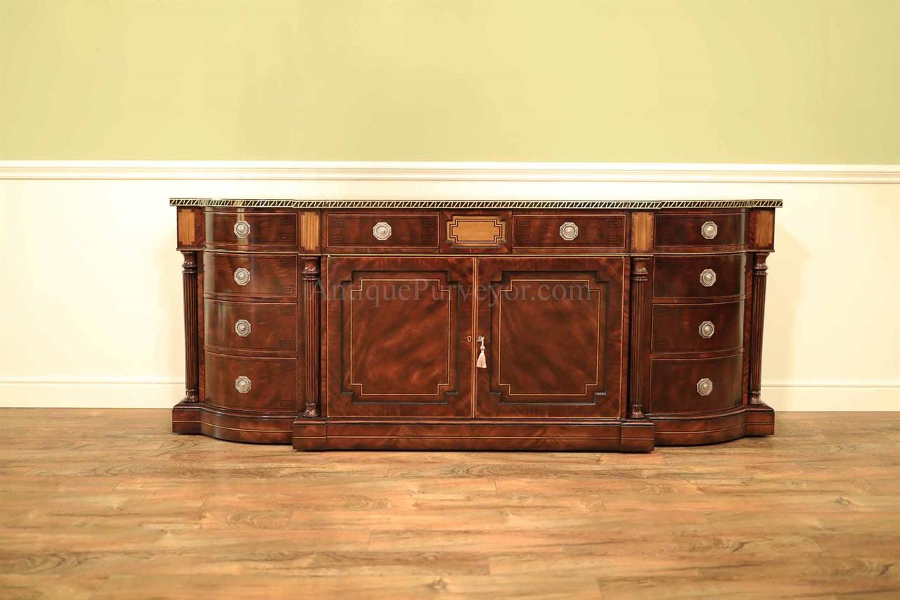 Large High End Mahogany Sideboard for a Stately Dining Room