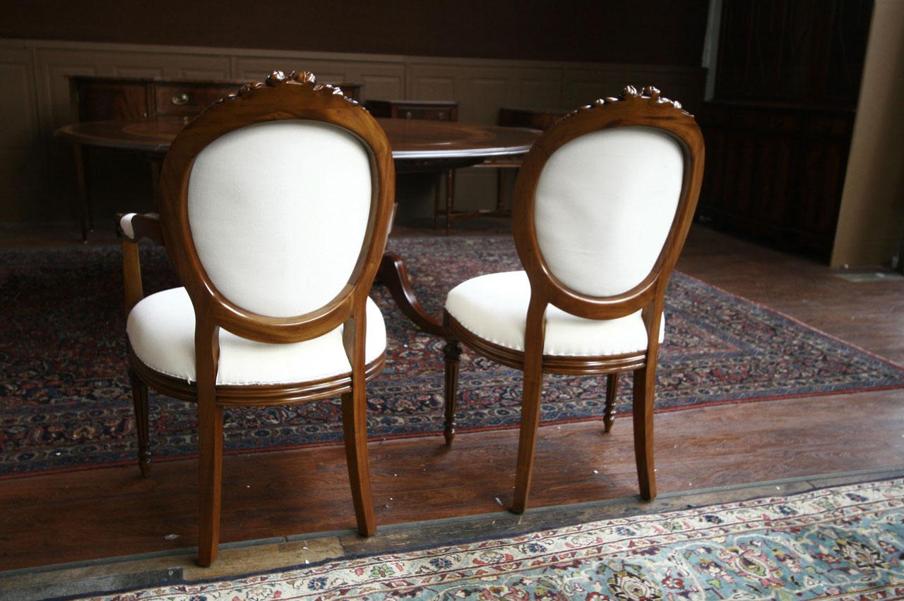 upholstered dining chairs | eBay