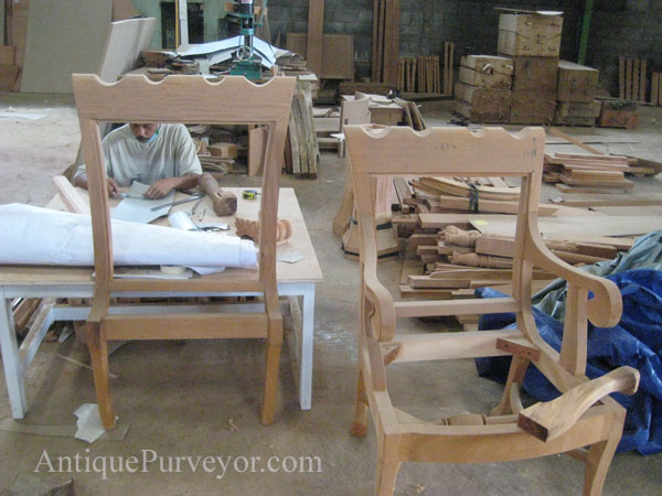 Mahogany dining chairs, solid mahogany chairs