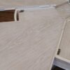 Jupe table with white pigmented oak finish, whitewash white - Image 12