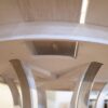 Jupe table with white pigmented oak finish, whitewash white - Image 10