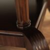 72-inch round mahogany dining table - Image 5