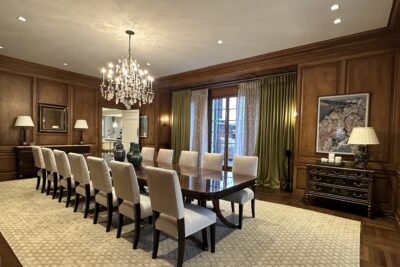 Large dining room table