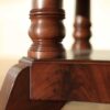 84 round dining table on classic birdcage pedestal and custom brass feet, extra large one-piece round table - Image 24