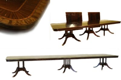 Large Formal Dining Room Table, 12 to 20-feet, Seats 14 to 24 People