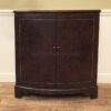 Included leaf storage cabinet with locking doors