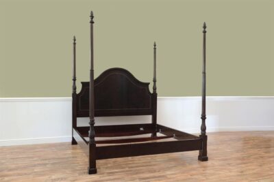 Four-poster king bed, king size poster bed with adjustable box spring height. an AP Exclusive by AntiquePurveyor