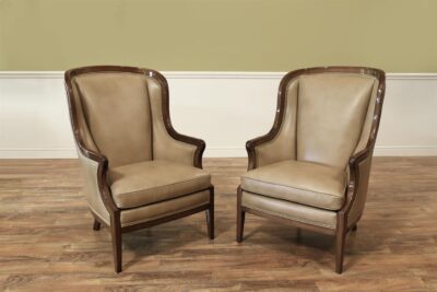 Hancock & Moore Neko Chair – Maple Frame, Sand Leather Finish