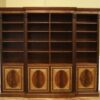 Traditional American made mahogany bookcase can be customized
