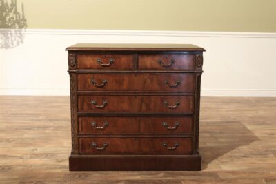 Mahogany file cabinet
