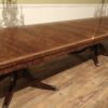 Theodore Alexander Dining Room Table opens to 234 inches and seats 24 people. Brass inlaid Banquet Table - Image 17