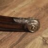Finely cast solid brass acanthus leaf foot caps