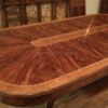 Expansive mahogany dining tables seats 8 12 with two self storing leaves - Image 21
