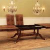 Expansive mahogany dining tables seats 8 12 with two self storing leaves - Image 5