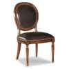 Round Back Dining Chairs with Medium Walnut Finish - Image 9