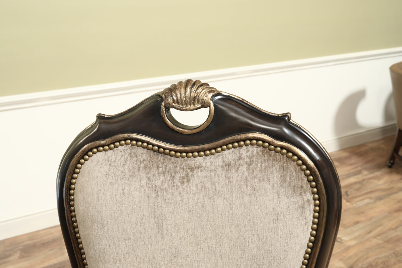 Louis XV Style Upholstered Dining Room Chairs, 45 Inches Tall Back - Image 12