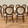 Round Back Dining Chairs with Medium Walnut Finish - Image 13