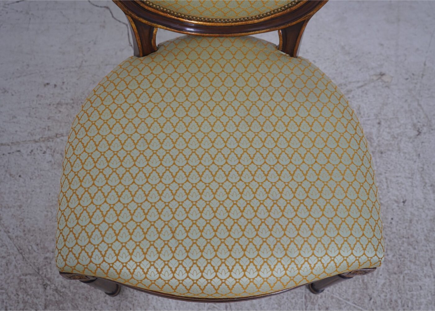 Set of 8 Vintage Louis XVI Round-Back Dining Chairs - Image 18