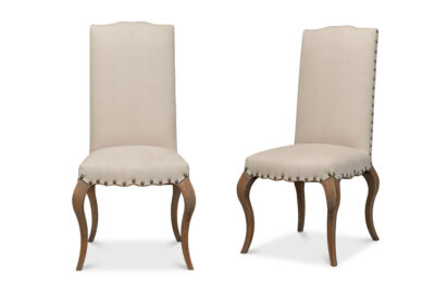 Camel-Back Oak Side Chairs