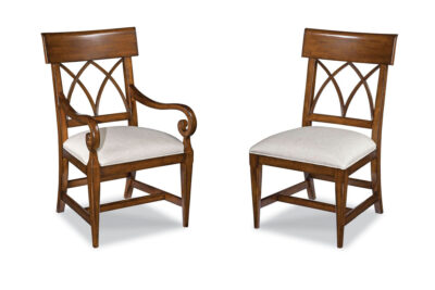 Cross-Back Dining Room Chairs