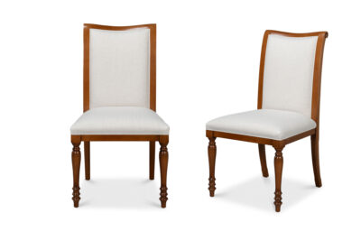 French-Style Walnut Side Chairs
