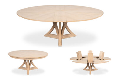 Jupe Dining Table Oak with Natural Finish