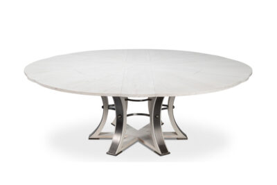 Jupe Dining Table White Finish