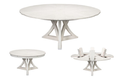 Jupe Table White Oak Table, Seats 4-8 People