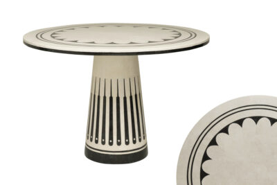 Stone Inlaid Center Table