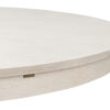 55-70 Modern White Jupe Table on Tulip-Style Pedestal - Image 10