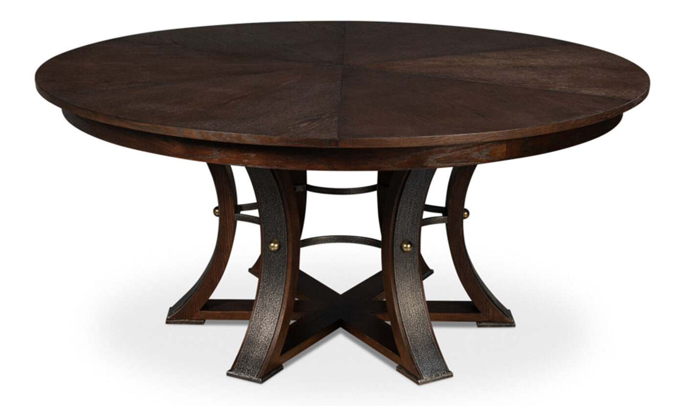66-86 Jupe Dining Table with Dark Walnut Finish - Image 7