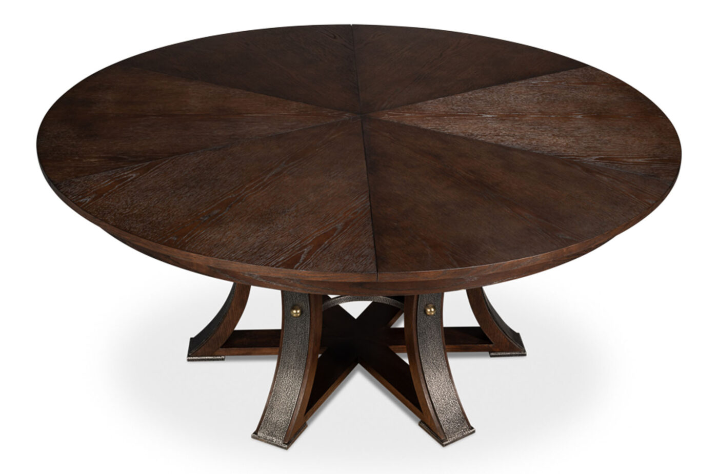 66-86 Jupe Dining Table with Dark Walnut Finish - Image 12