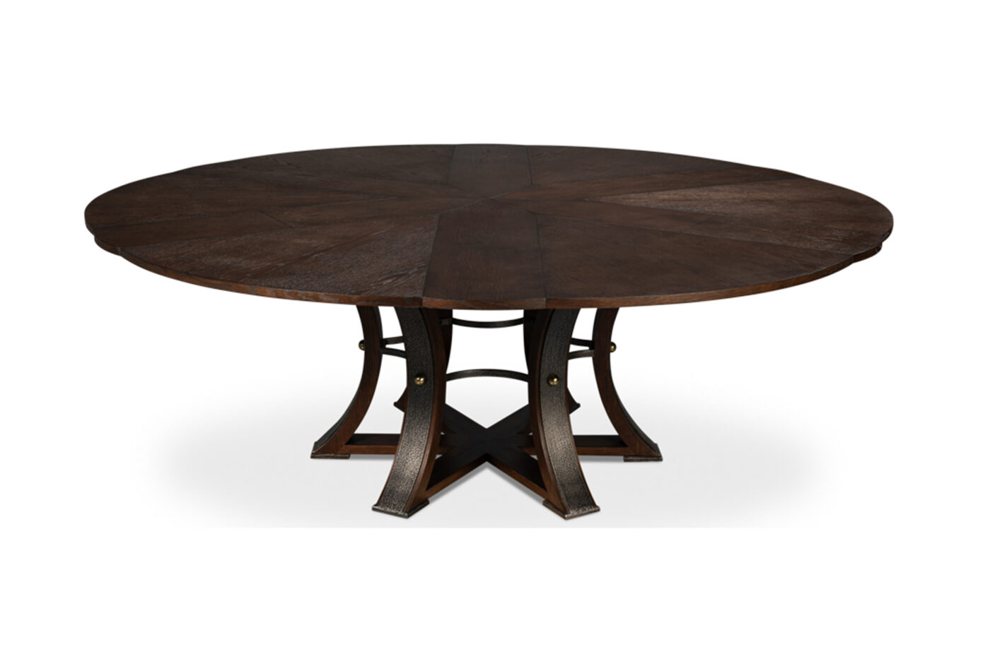 Sarreid 55225-BB Burnt Brown Tower Jupe Table
