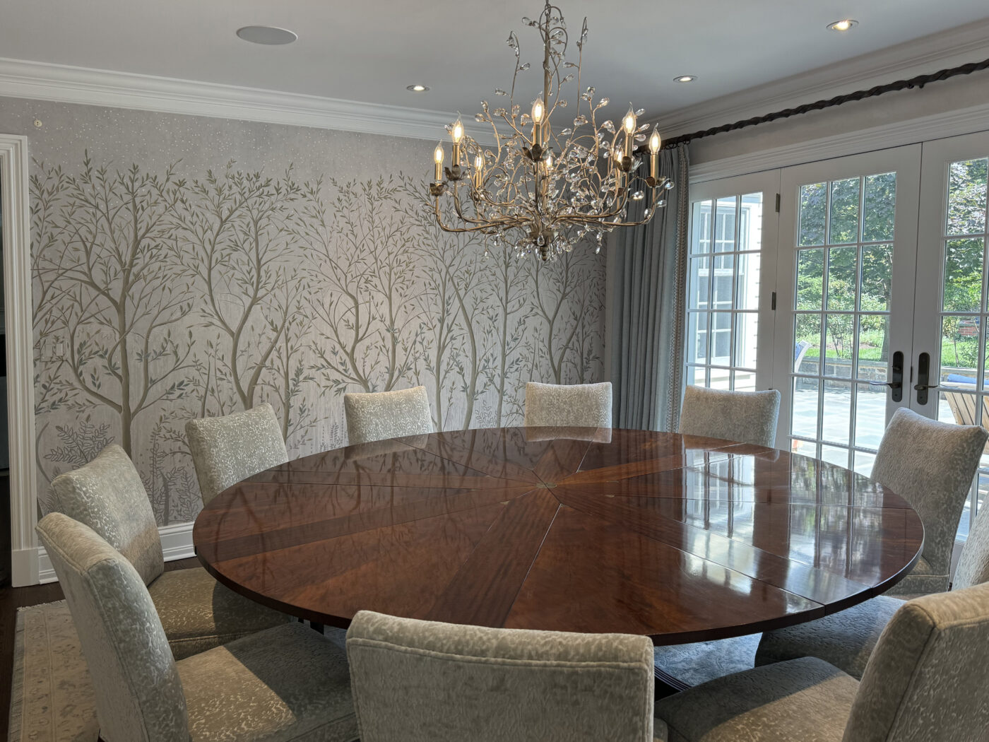 Solid Wood Round Dining Table by Oscar De La Renta - Image 36