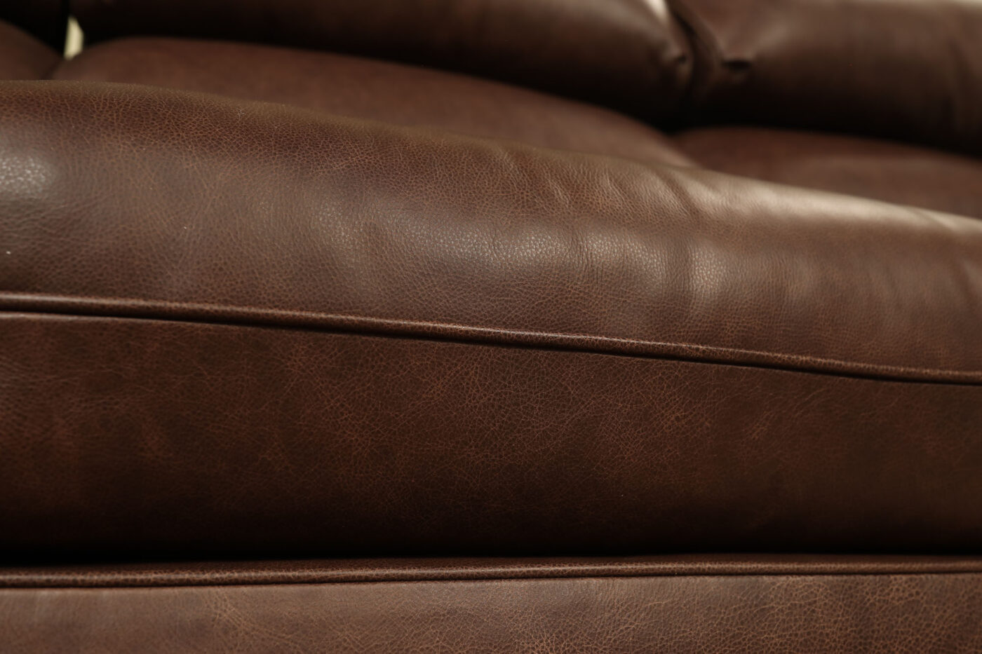 Brown Leather Chair and a Half, Oversized Brown Leather Chair - Image 6