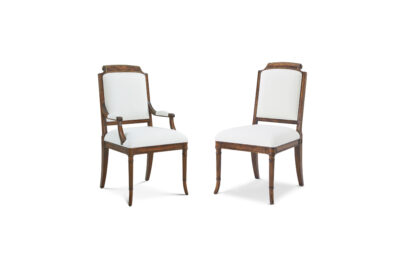 Dining Chairs Brass Crest